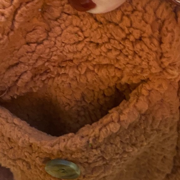 32 DEGREES Women's Cozy Shirt Jacket, Burnt Orange, Button-Up, Size XL - Picture 4 of 4